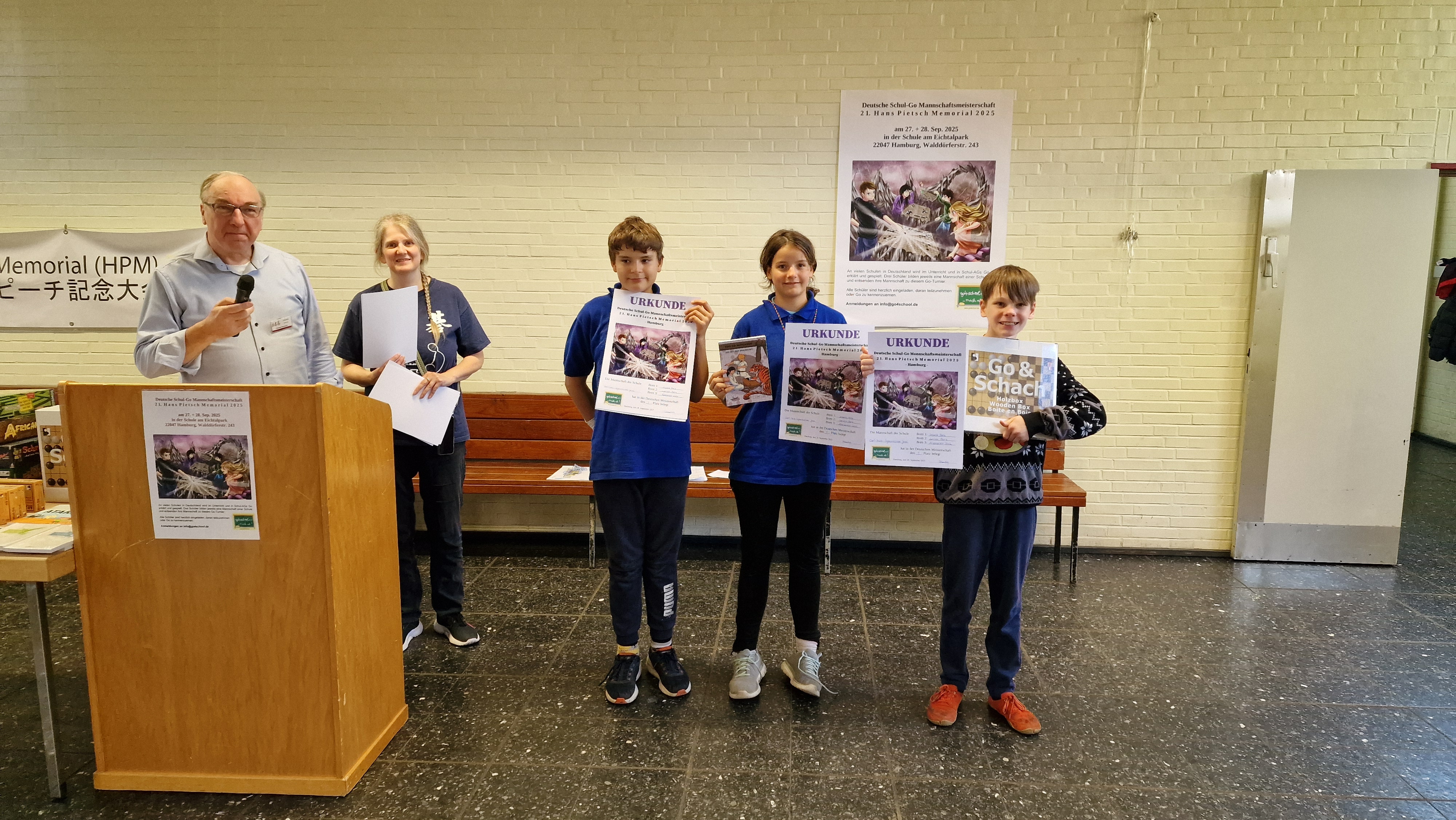 Sieger der Deutschen Schul-Go-Mannschaftsmeisterschaft